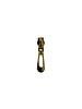 SBM zipper puller #5 - buttonhole - warm gold