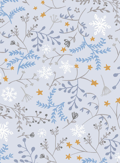 Katia fabrics artic flowers - poplin katoen