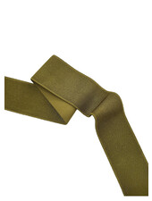 olive green shiny - waist elastic 40 mm