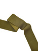 olive green shiny - waist elastic 40 mm