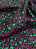 Swafing pink and green happy Leo - viscose twill