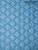 Fibremood light blue drop quilted fabric - Dunya