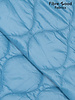 Fibremood light blue drop quilted fabric - Dunya