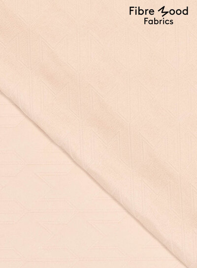 Fibremood dubbel geweven pied de poule - beige