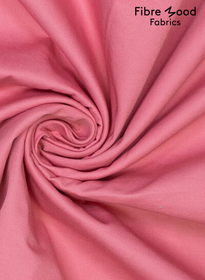 Fibremood roze - mooie stevige gabardine met twill binding