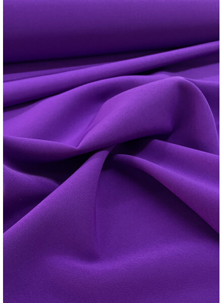 Bittoun bright purple - classy draped trouser fabric