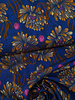 Bittoun beautiful dahlias in the most beautiful blue - woven viscose with a little stretch