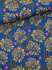 Bittoun beautiful dahlias in the most beautiful blue - woven viscose with a little stretch