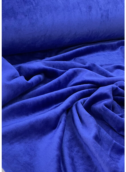 M cobalt blue - soft velvet jersey