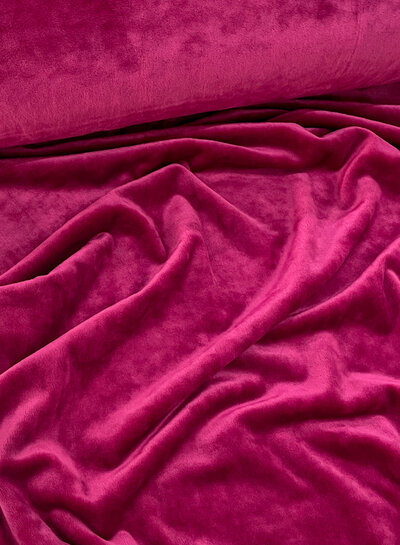 M. fuchsia - soft velvet jersey