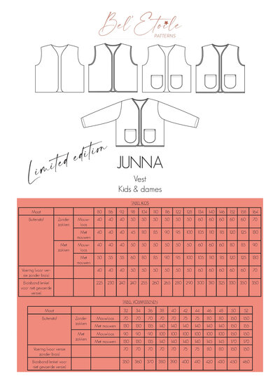 Bel'Etoile Junna vest - kids & women -