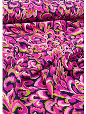 Bittoun pink all over - mooie viscose twill