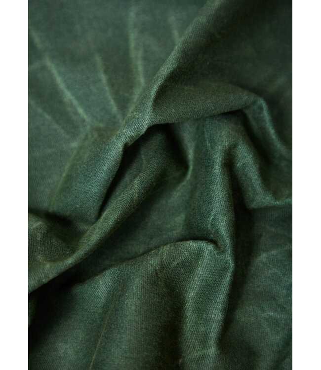 Mind The Maker light waxed canvas - Britisch oilskin - fern green