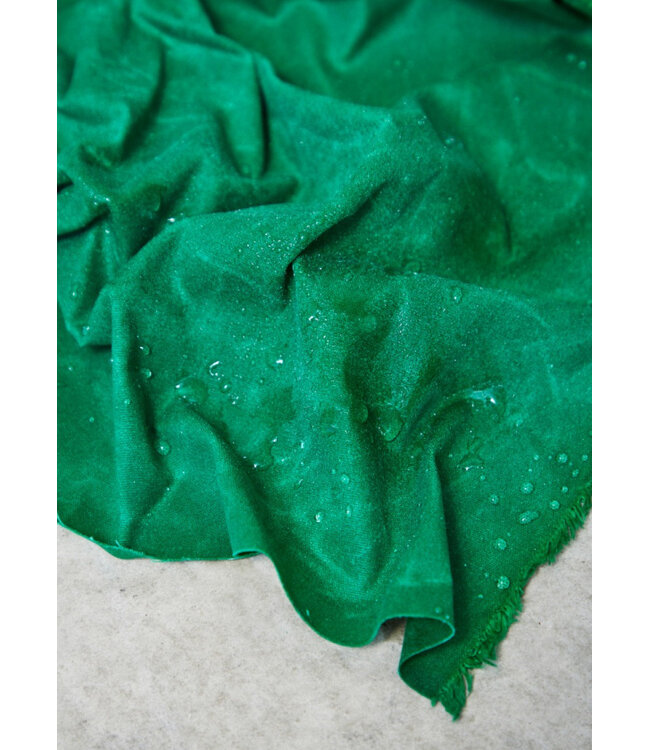 Mind The Maker light waxed canvas - Britisch oilskin - jolly green