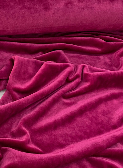 M. fuchsia - soft velvet jersey