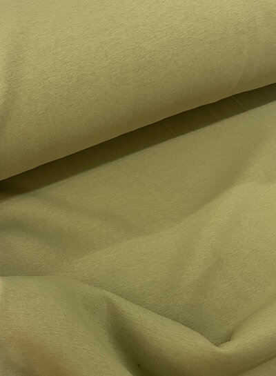 mosgroen - dikke jogging, zacht opgeruwd aan de binnenkant v (beschikbaar vanaf 5/2)