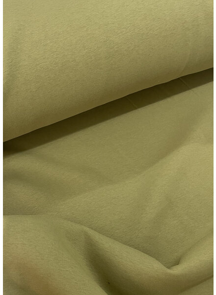 moss green - thick jogging, softly roughened on the inside v