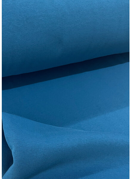 M petrol blue - thick jogging, softly roughened on the inside