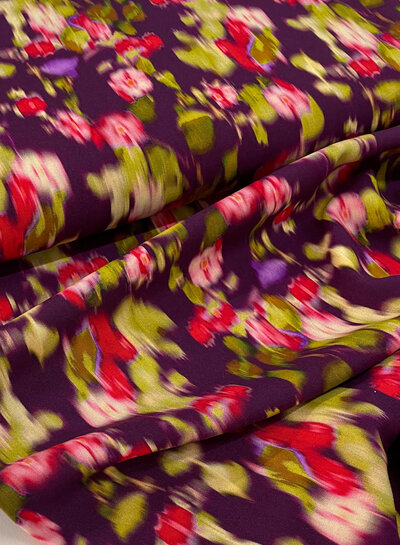 Bittoun faded flowers - beautiful woven viscose