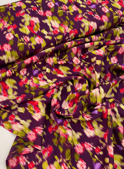 Bittoun faded flowers - beautiful woven viscose