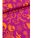 A la Ville fuchsia faux plisse