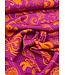 A la Ville fuchsia faux plisse