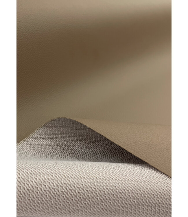 taupe - kunstleer - prachtige kwaliteit