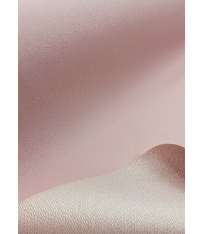 zacht roze - kunstleer - prachtige kwaliteit