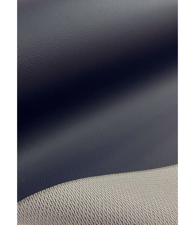 marineblauw - kunstleer - prachtige kwaliteit