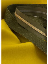 honey yellow - artificial leather - beautiful quality