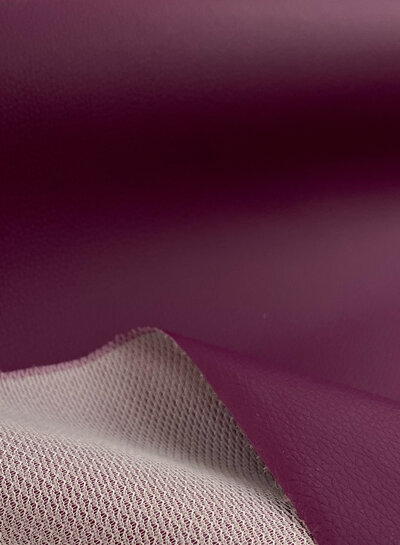 aubergine - kunstleer - prachtige kwaliteit