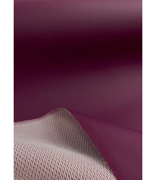 aubergine - kunstleer - prachtige kwaliteit