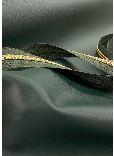 bottle green - Faux leather - beautiful quality