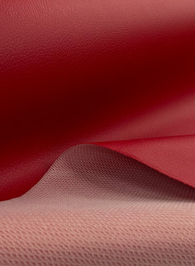 rood - kunstleer - prachtige kwaliteit
