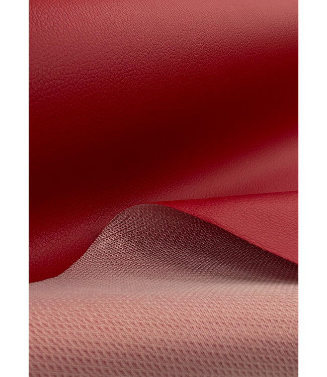 rood - kunstleer - prachtige kwaliteit