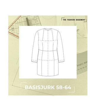 The Fashion Basement basic dress TFB - basic pattern 58-64