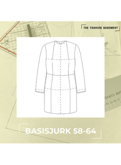 The Fashion Basement basic dress TFB - basic pattern 58-64