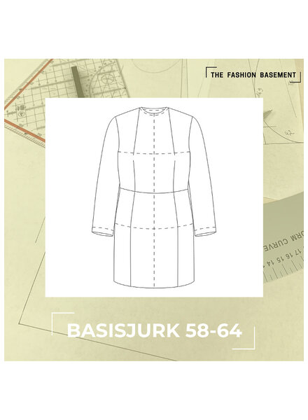The Fashion Basement basic dress TFB - basic pattern 58-64