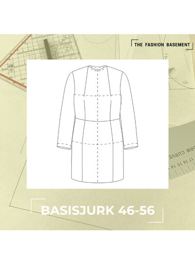 The Fashion Basement basic dress TFB - basic pattern 48-56