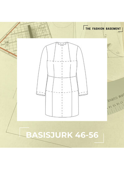 The Fashion Basement basisjurk TFB - basispatroon 48-56
