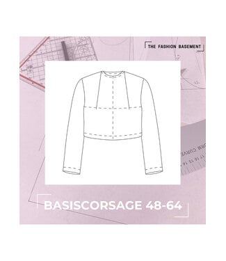 The Fashion Basement basic corsage TFB - basic pattern 48-64