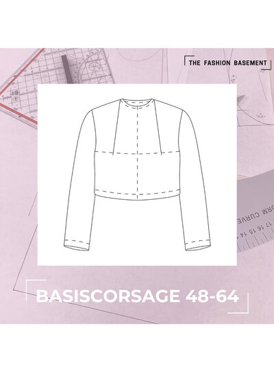 The Fashion Basement basiscorsage TFB - basispatroon 48-64