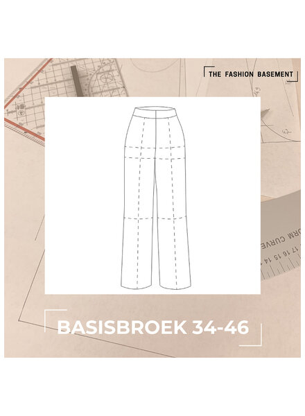 The Fashion Basement basisbroek TFB - basispatroon 34-46