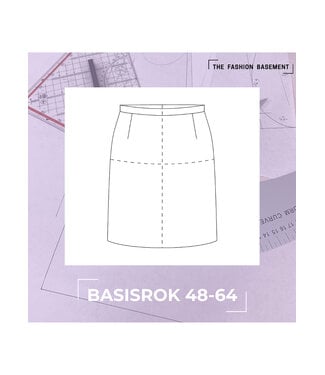 The Fashion Basement basic skirt TFB - basic pattern 48-64