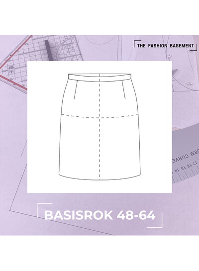 The Fashion Basement basisrok TFB - basispatroon 48-64