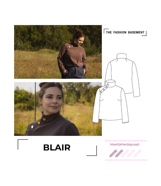 The Fashion Basement Blair blouse - TFB modelpatroon