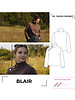The Fashion Basement Blair blouse - TFB model pattern