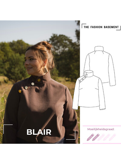 The Fashion Basement Blair blouse - TFB modelpatroon