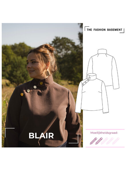 The Fashion Basement Blair blouse - TFB modelpatroon