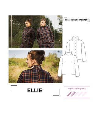 The Fashion Basement Ellie blouse - TFB model pattern